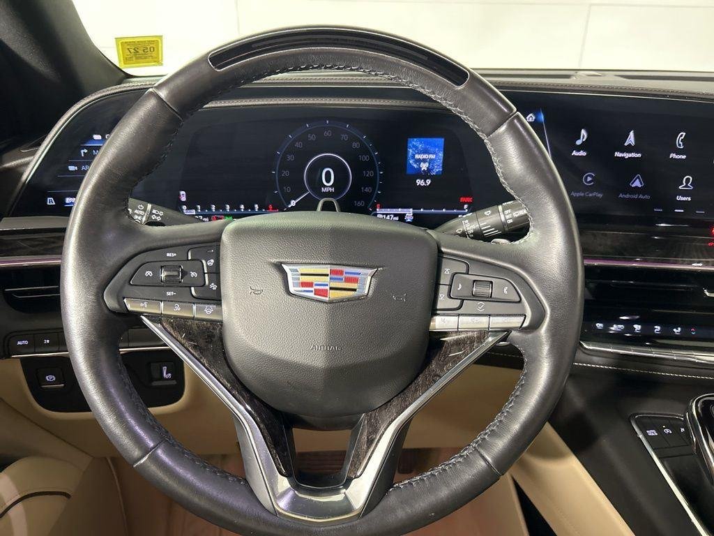 Used 2023 Crystal White Cadillac Premium image 39