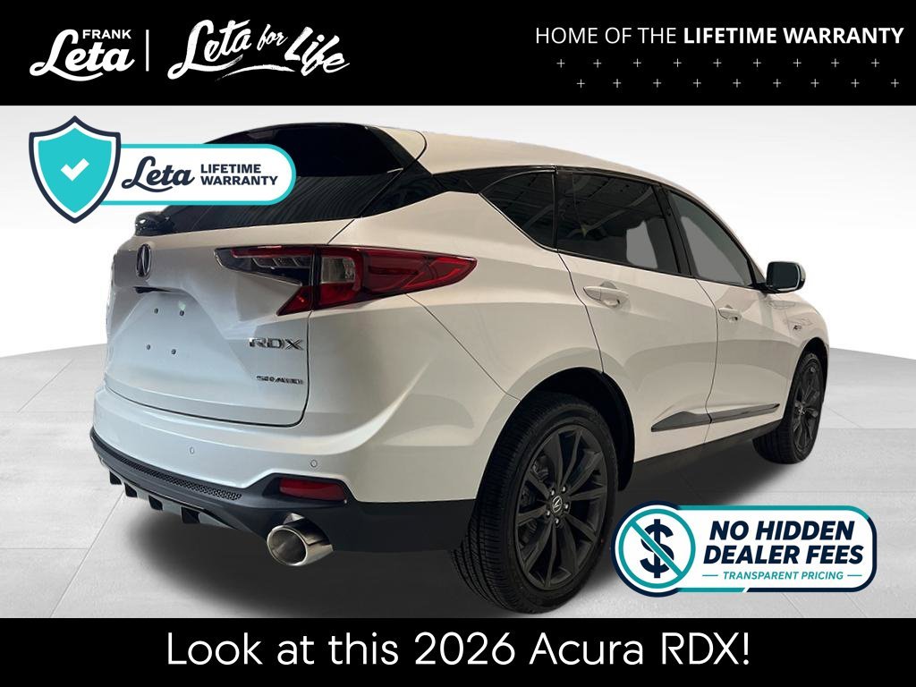 New 2026 Platinum White Pearl Acura w/A-Spec Package image 9