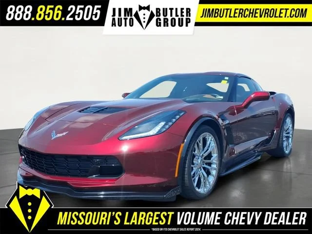 Used 2019 LONG BEACH RED METALLIC TINTCOAT Chevrolet Z06 2LZ image 1