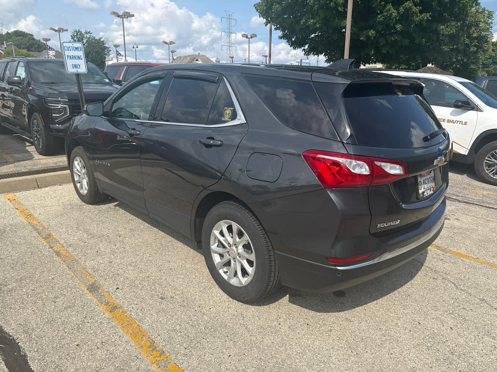 Used 2018 NIGHTFALL GRAY METALLIC Chevrolet LT image 3