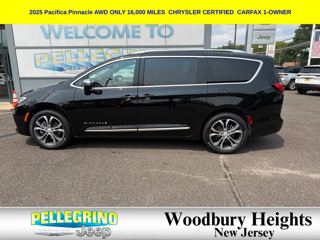 Certified Used 2025 Black Chrysler Pinnacle AWD image 1