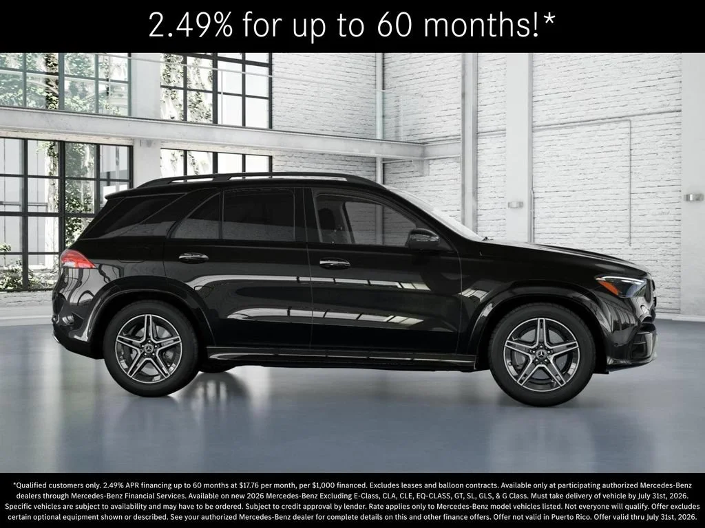 New 2026 Obsidian Black Metallic Mercedes-Benz GLE 350 image 57