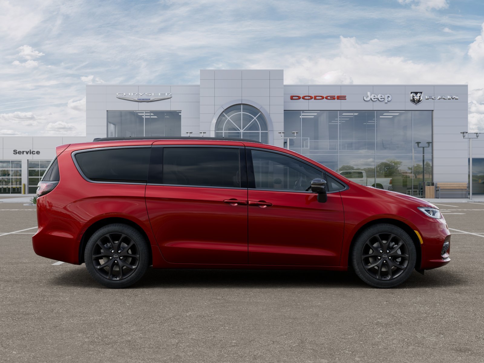 New 2026 Red Hot Pearl-Coat Exterior Paint Chrysler Select image 47