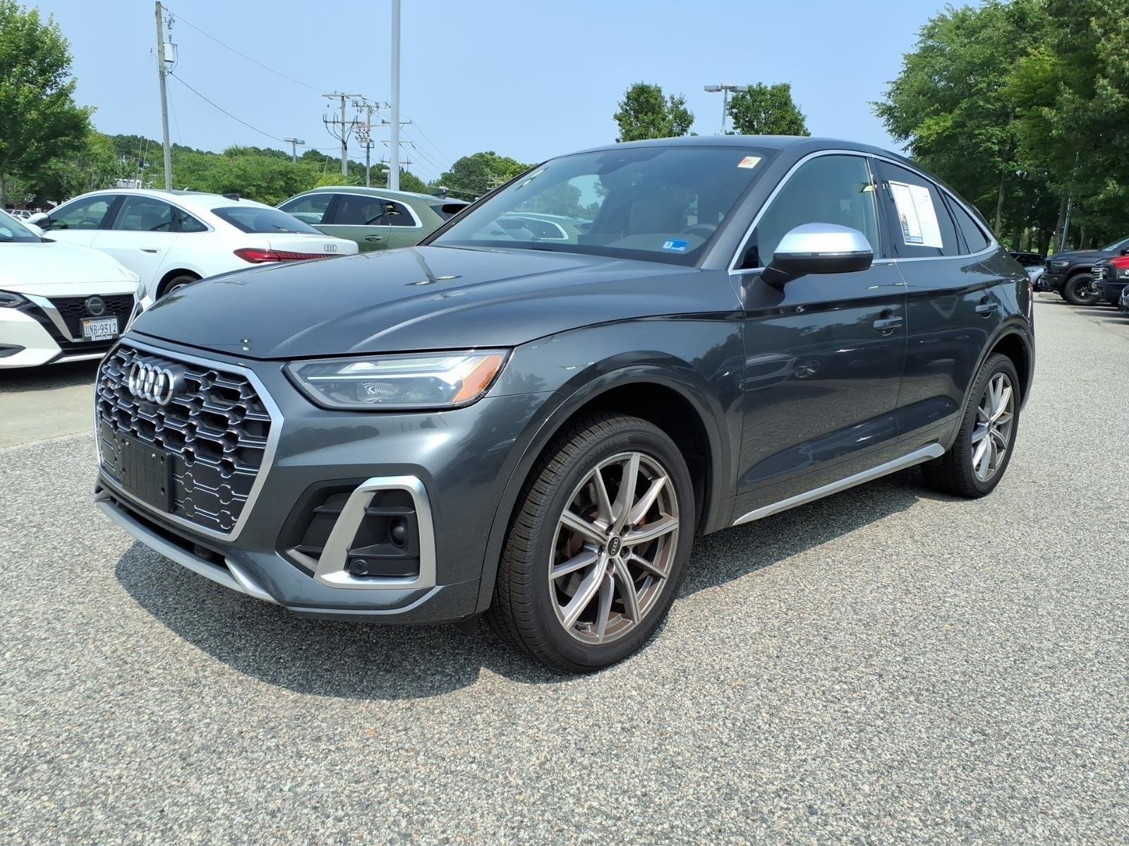 Used 2022 Daytona Gray Pearl Effect Audi Premium Plus image 1
