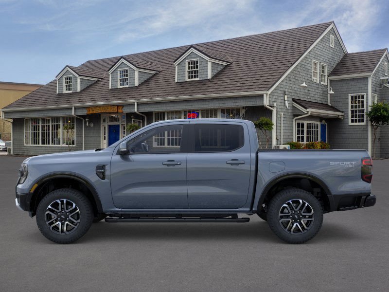 New 2024 Azure Gray Metallic Tri-Coat Ford LARIAT image 3