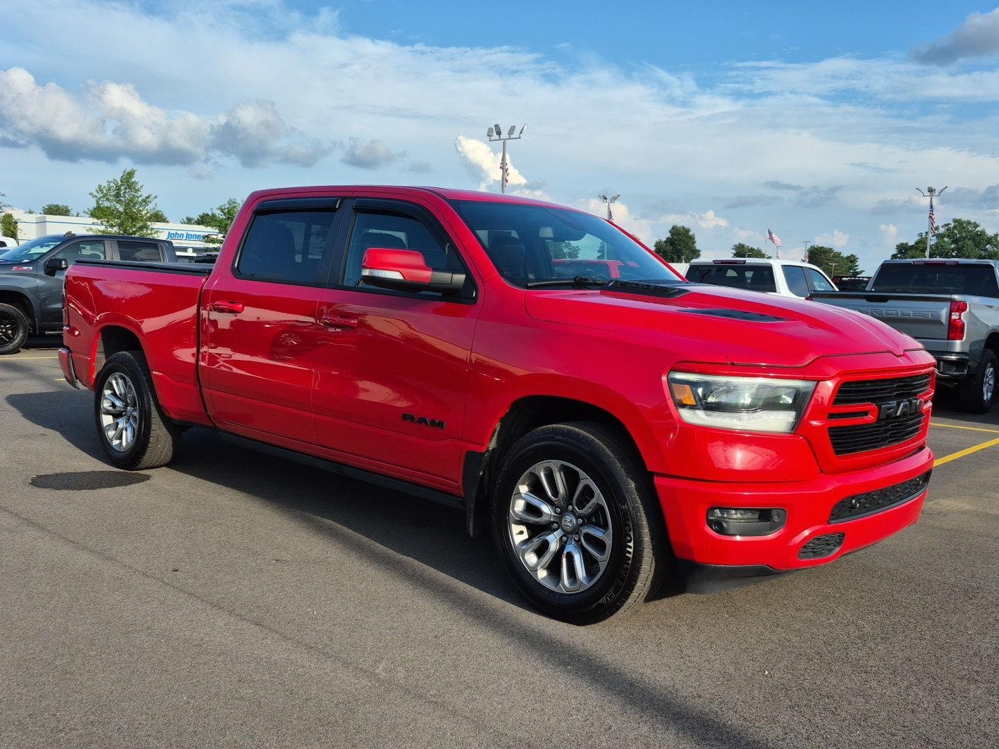Used 2019 Flame Red Ram Sport image 3