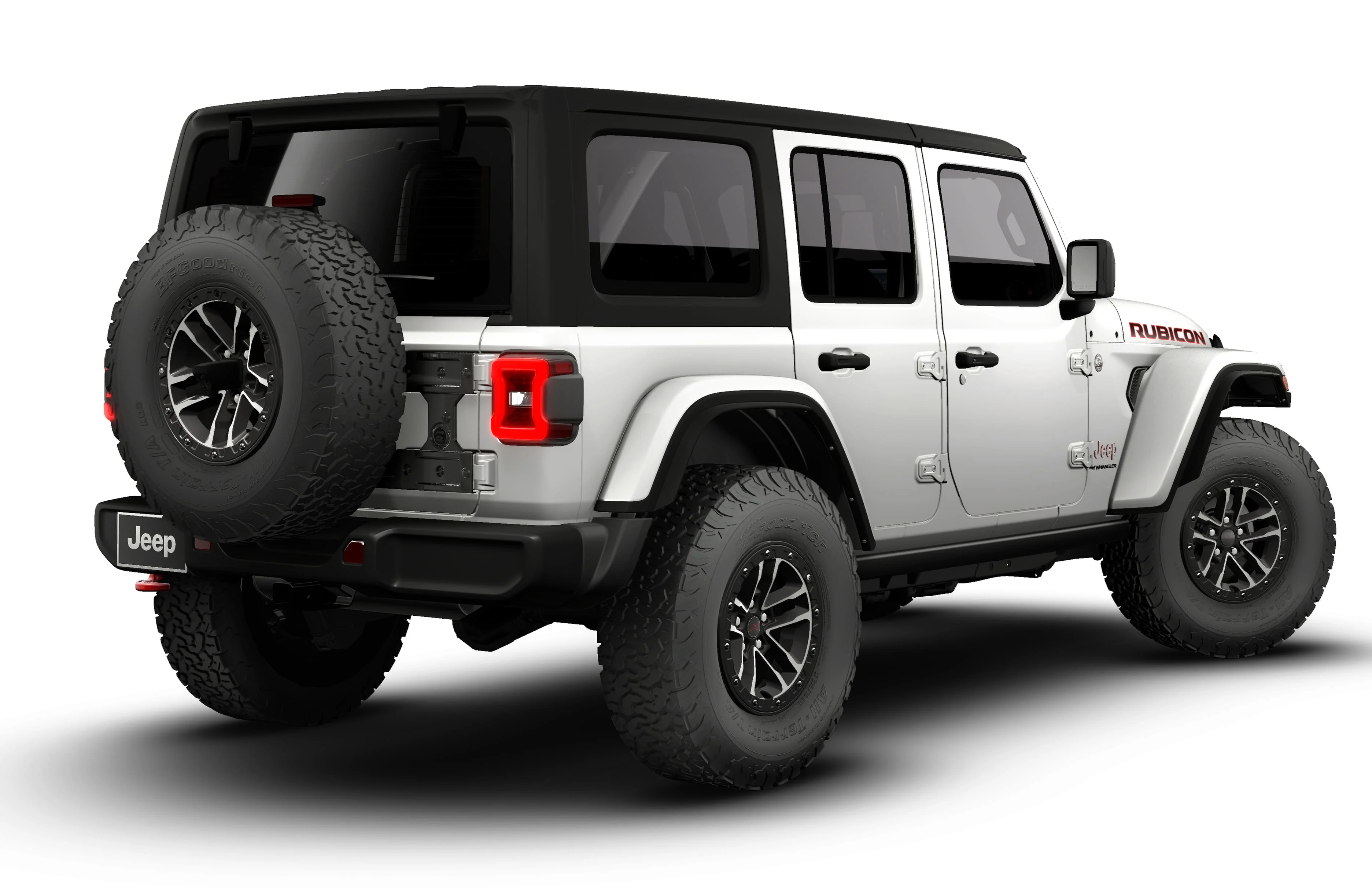 New 2026 Bright White Clear-Coat Exterior Paint Jeep Rubicon image 2