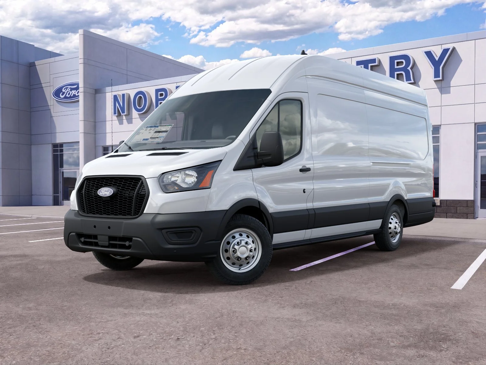 New 2027 Oxford White Ford Cargo Van image 26