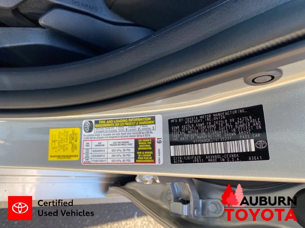 Certified Used 2026 Celestial Silver Metallic Toyota LE image 25