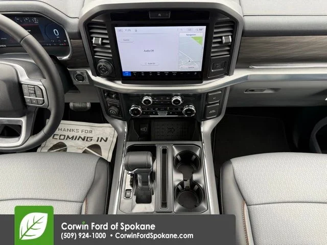 New 2026 Star White Metallic Tri-Coat Ford Lariat® image 25