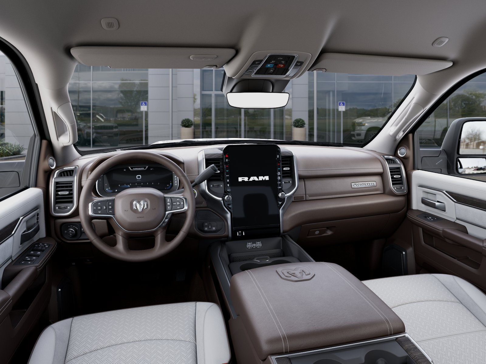 New 2026 Diamond Black Crystal Pearl-Coat Exterior Paint RAM Laramie image 46