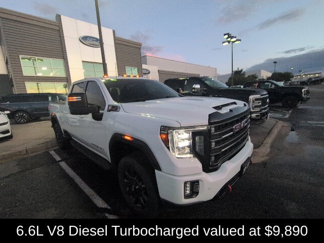 Used 2021 Summit White GMC AT4 image 3