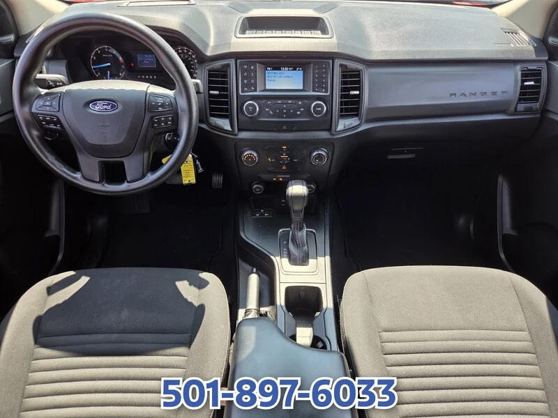 Used 2021 RED FORD XL 2WD SUPERCREW 5