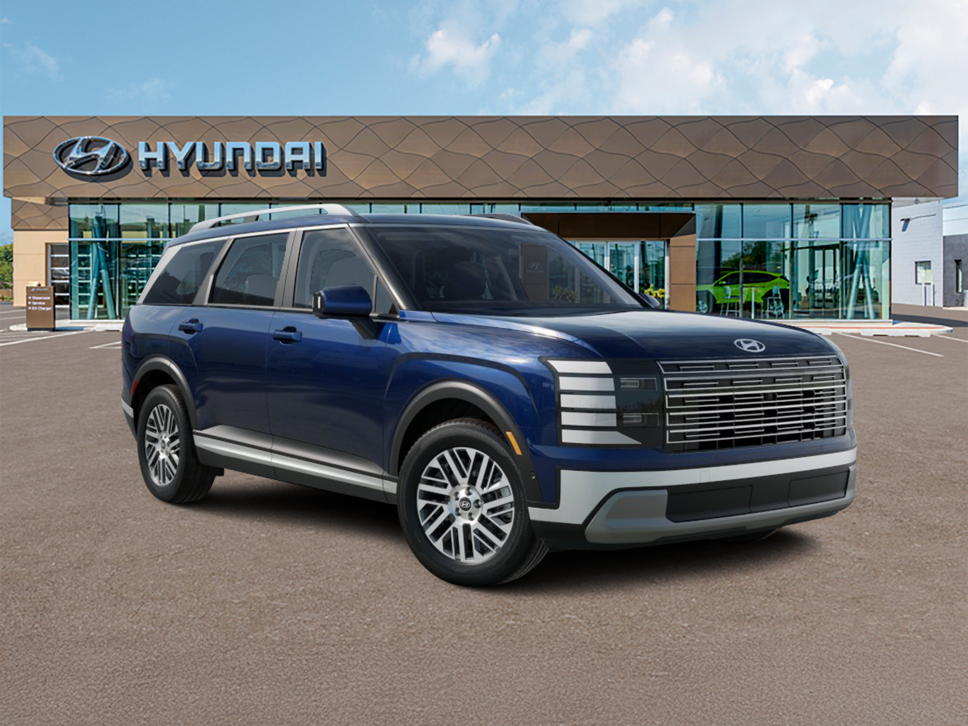 New 2026 Blue Hyundai SEL Premium AWD image 7