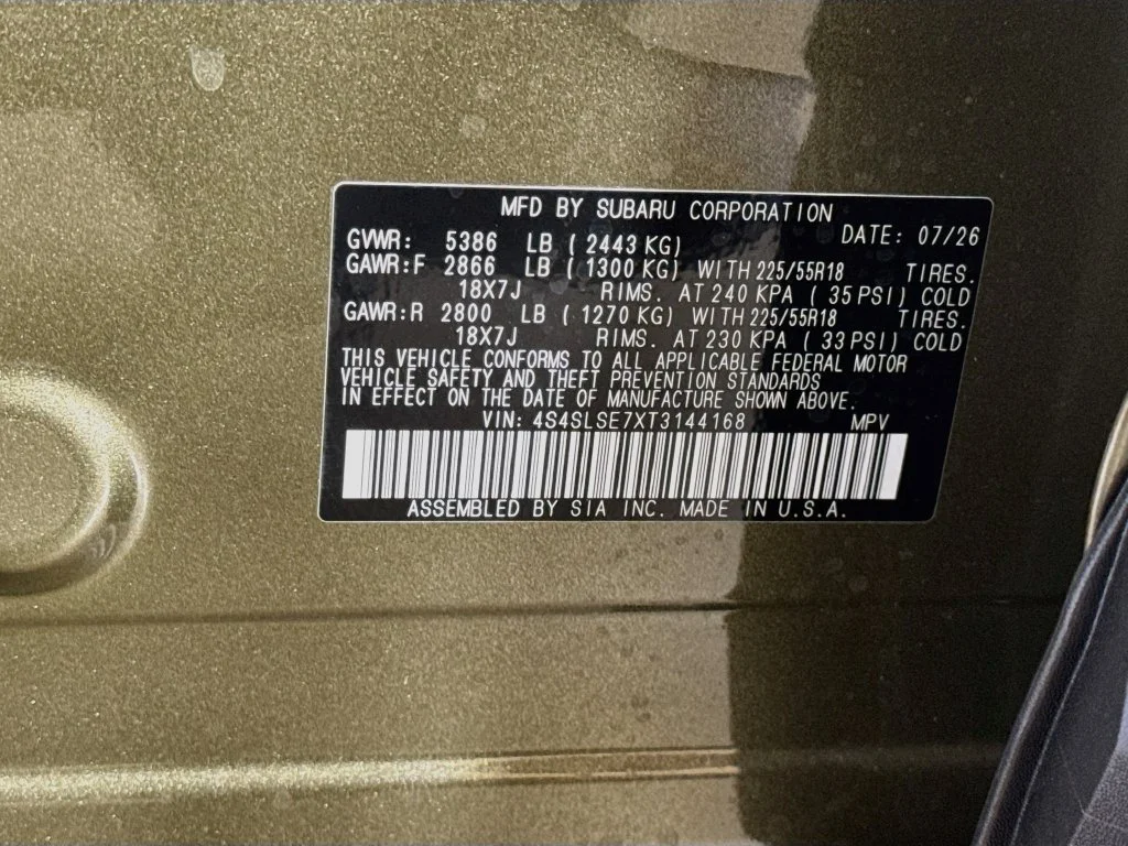 New 2026 Green Subaru Premium Hybrid image 45