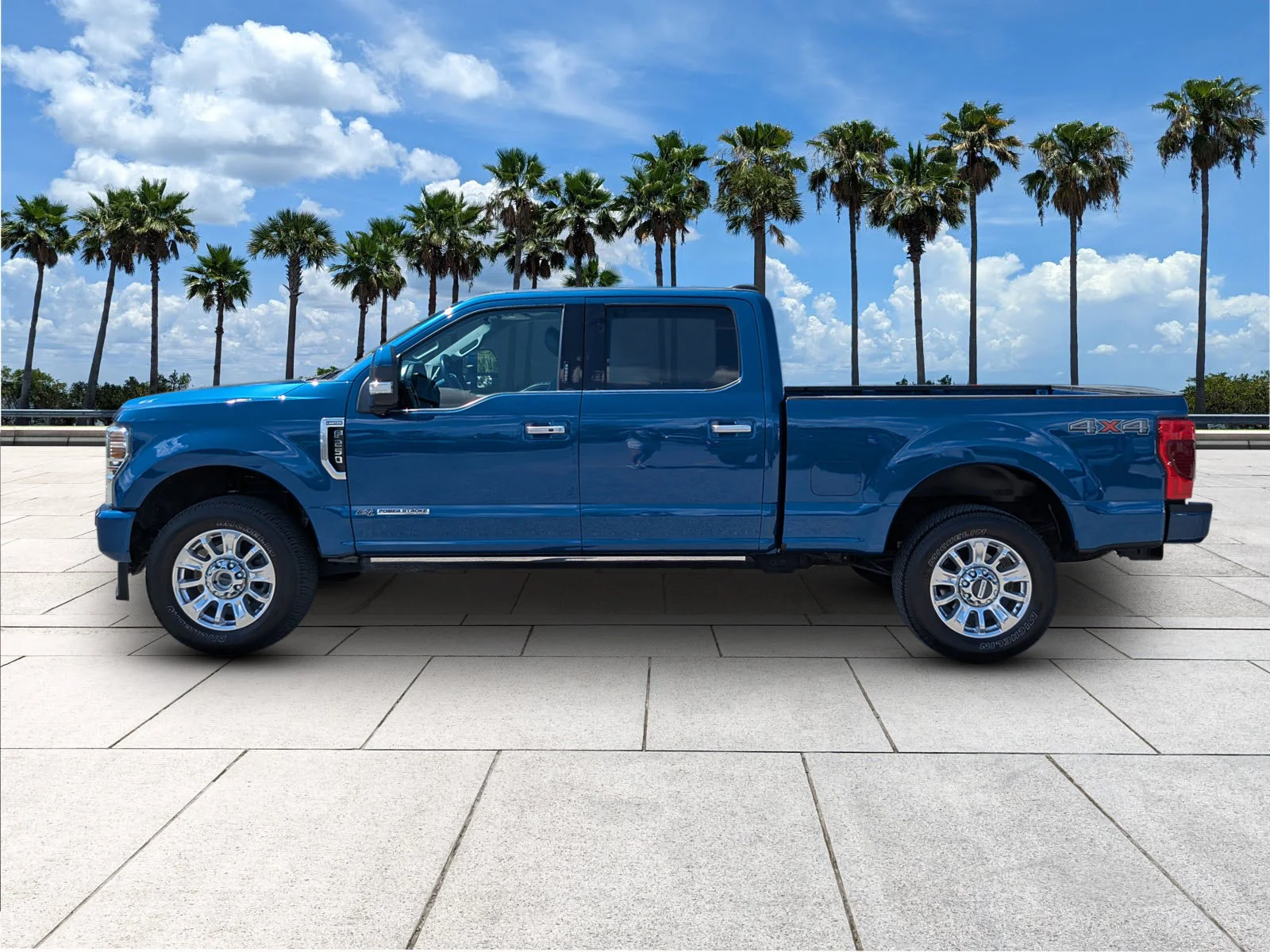 Used 2022 Atlas Blue Metallic Ford Limited image 4