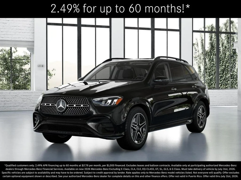 New 2026 Obsidian Black Metallic Mercedes-Benz GLE 350 image 40