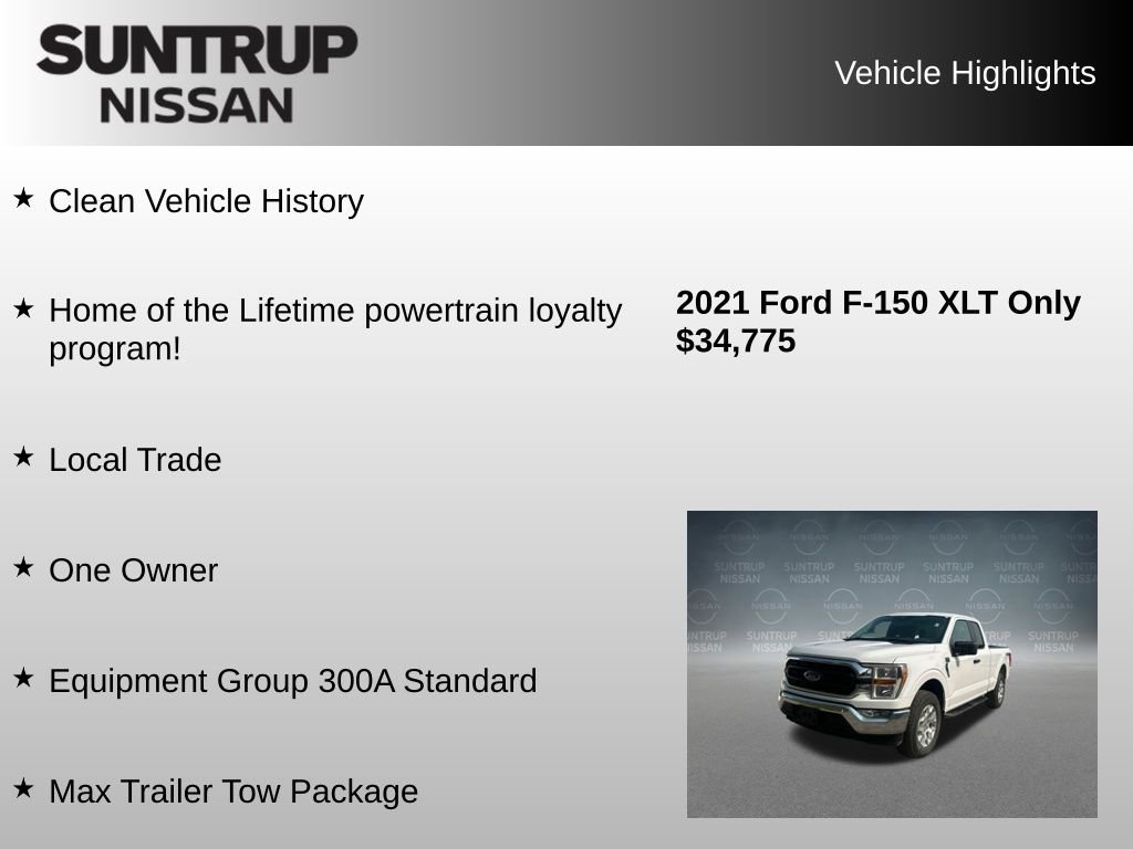 Used 2021 White Ford XLT image 8