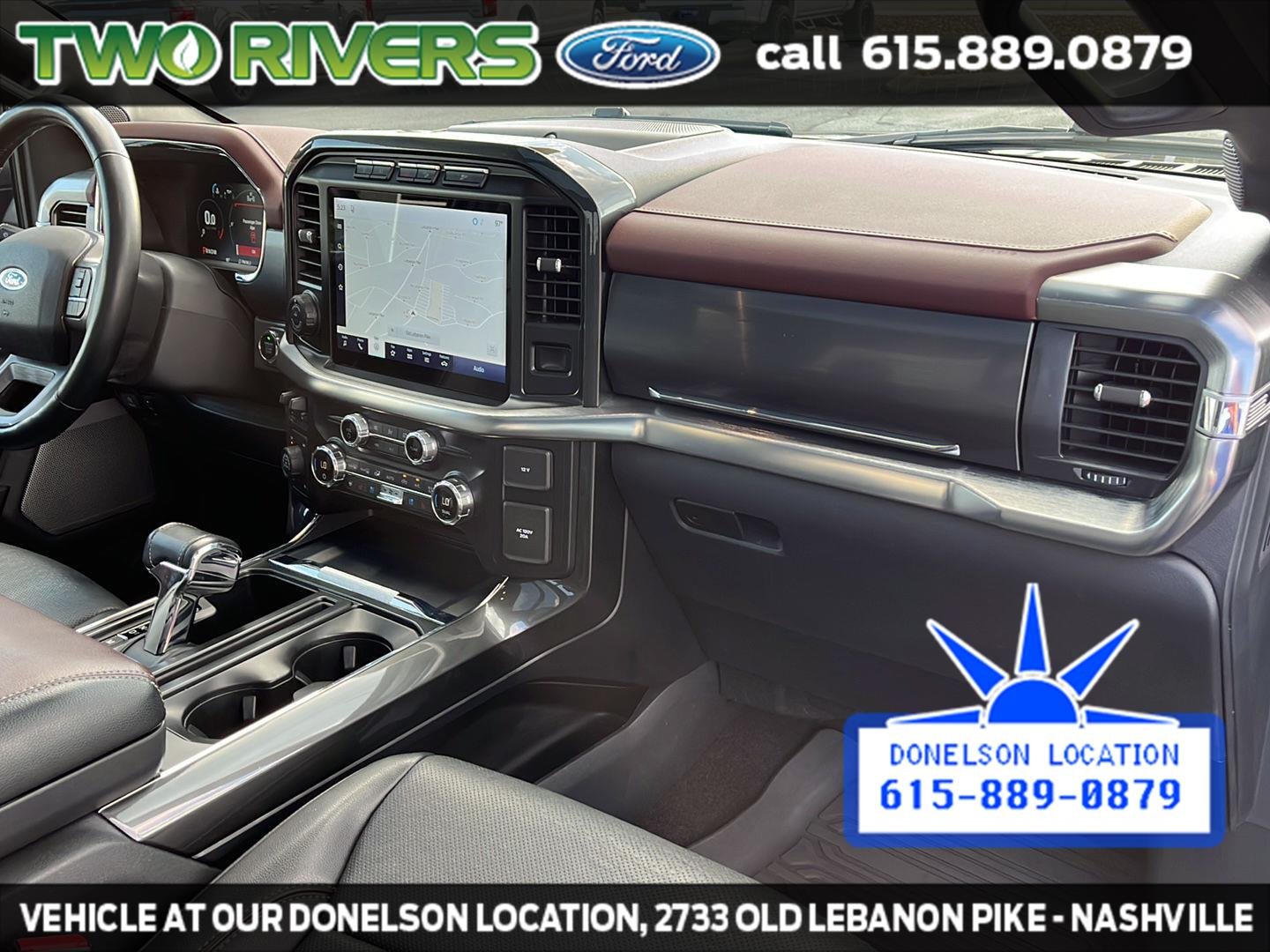 Used 2021 Carbonized Gray Metallic Ford LARIAT image 57