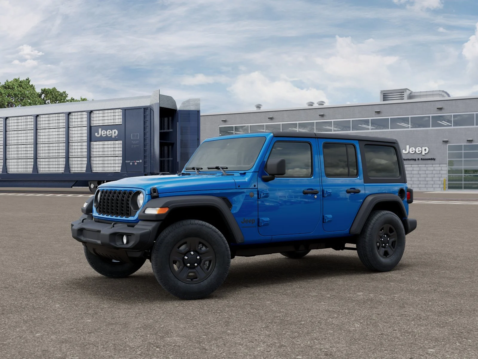 New 2026 Hydro Blue Pearl-Coat Exterior Paint Jeep  image 28