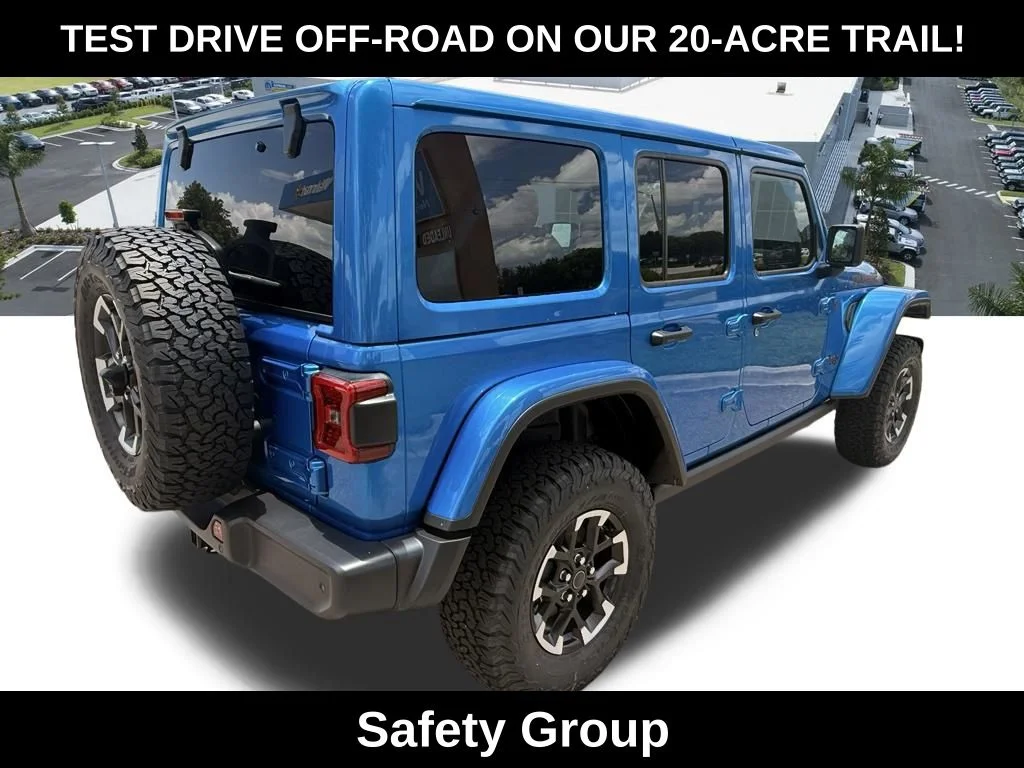 New 2026 Hydro Blue Pearl-Coat Exterior Paint Jeep Rubicon image 4
