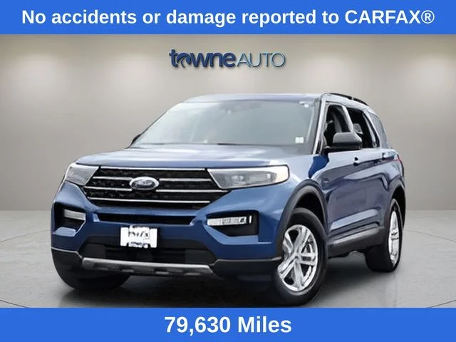 Used 2022 Blue Ford XLT image 2