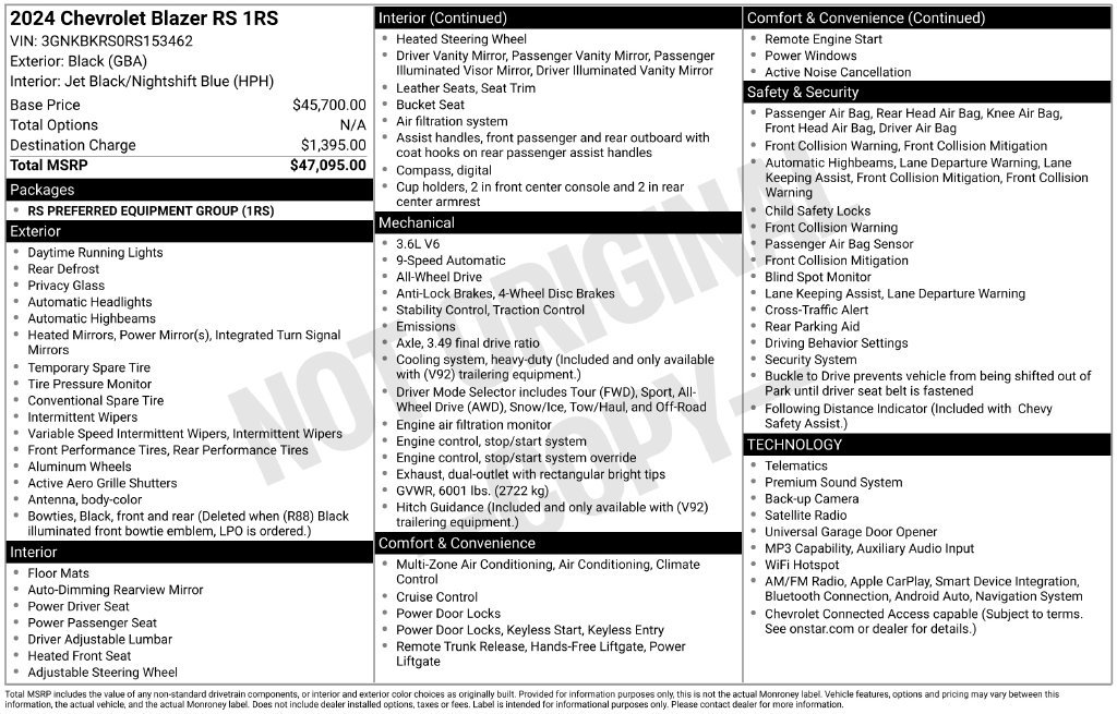 Used 2024 Black Chevrolet RS image 22