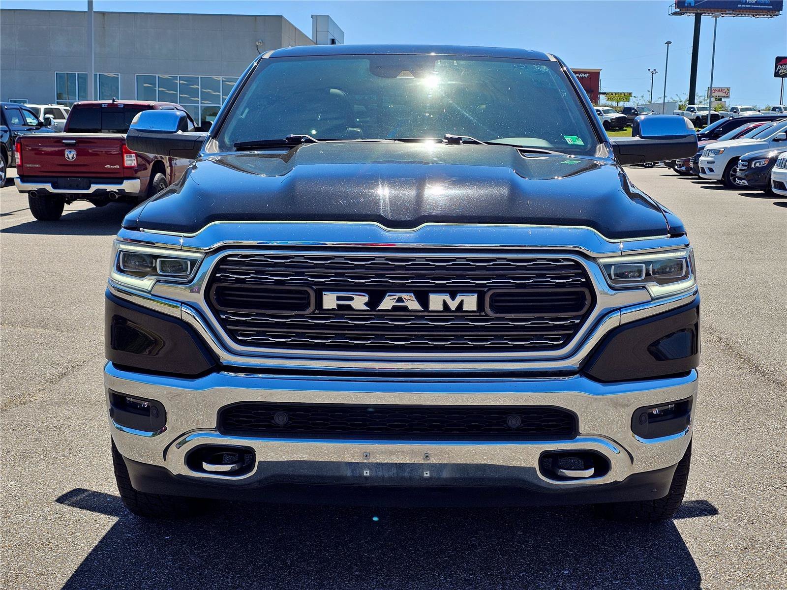Used 2019 Diamond Black Crystal Pearlcoat Ram Limited image 2