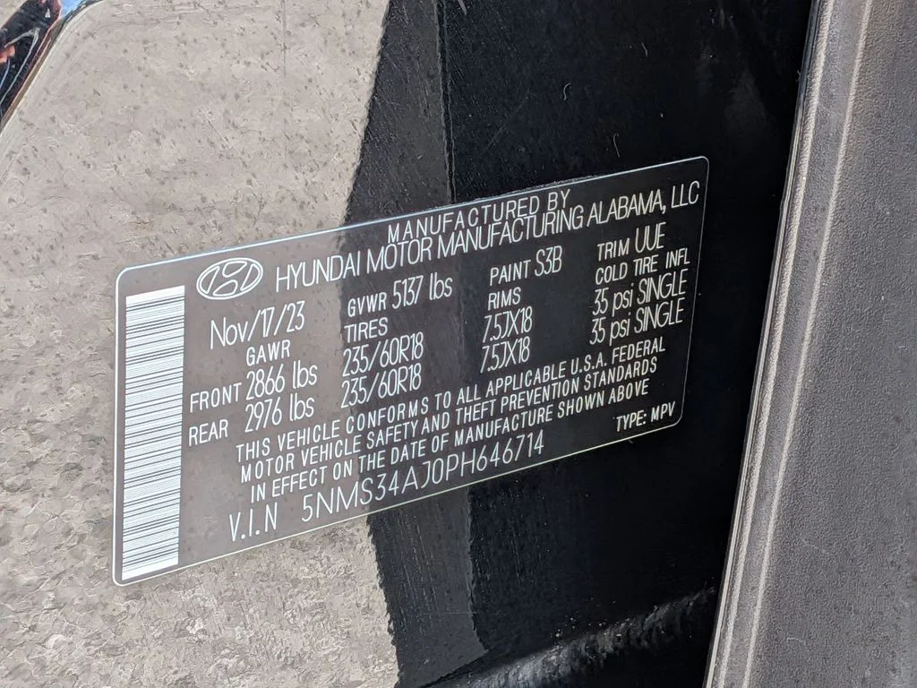 Used 2023 Black Hyundai SEL image 33