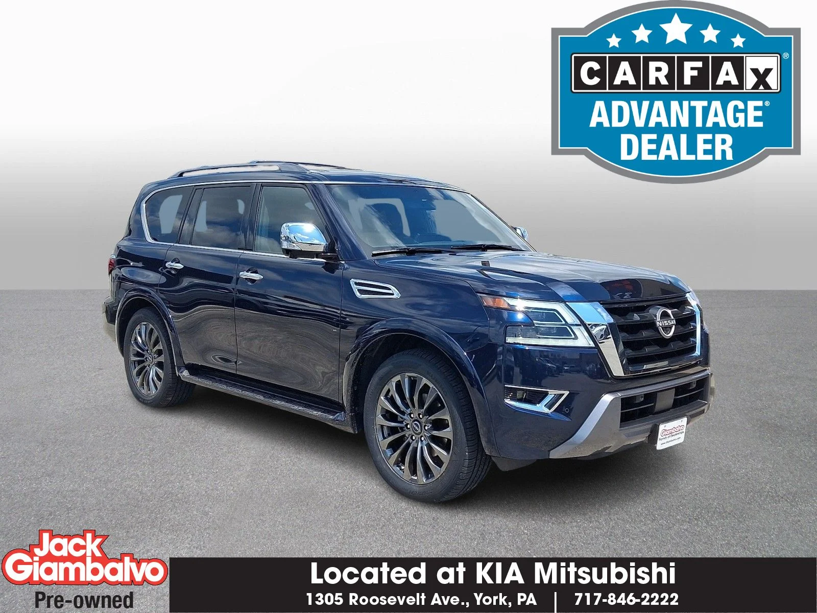 Used 2023 Blue Nissan Platinum image 1