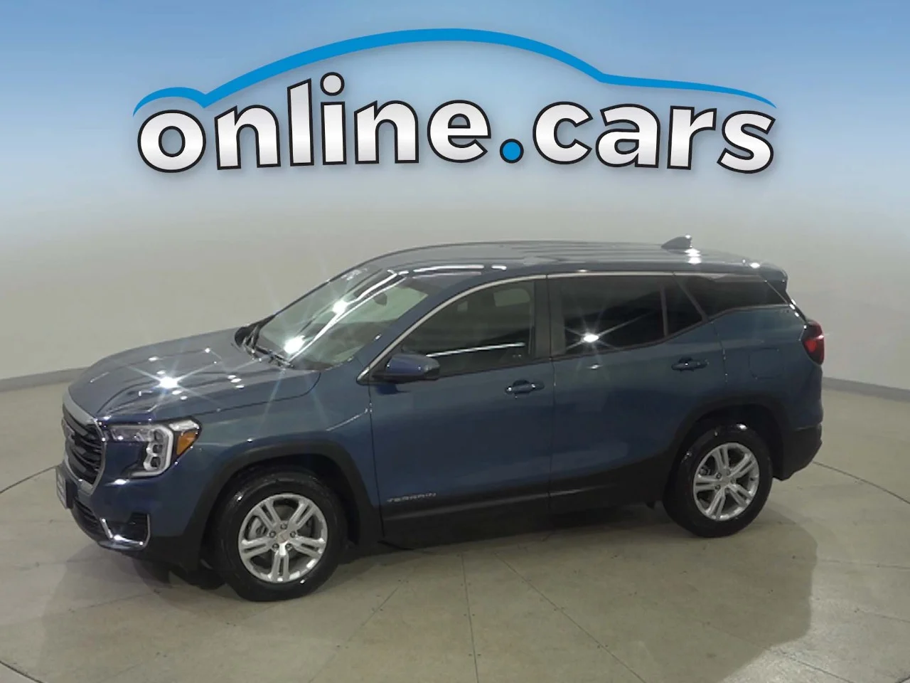 Certified Used 2024 Blue GMC SLE image 1