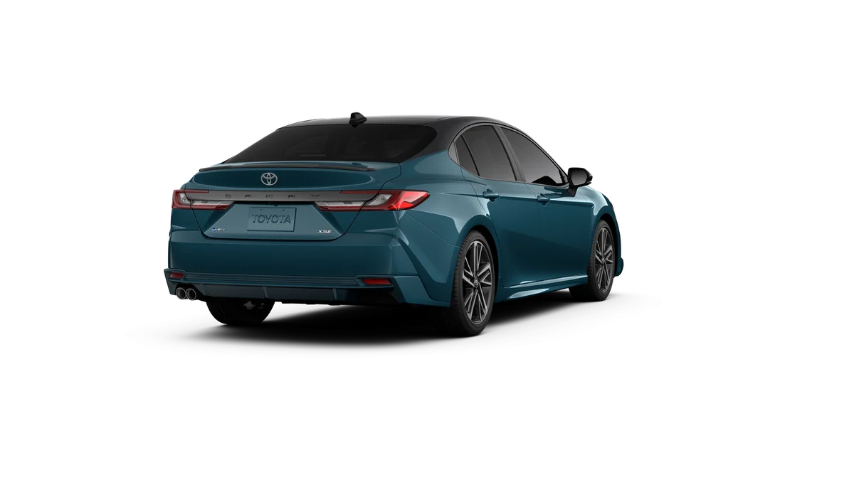New 2026 Ocean Gem with Midnight Black Metallic roof Toyota XSE image 9