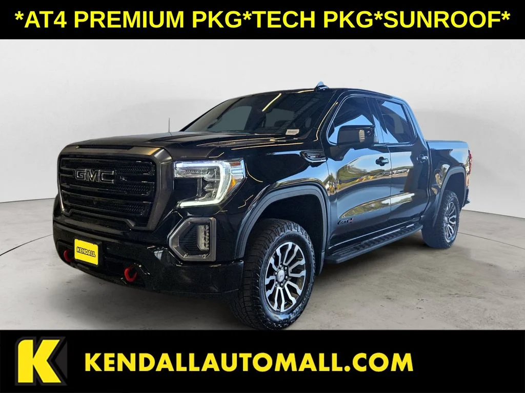 Used 2021 Black GMC AT4 image 1
