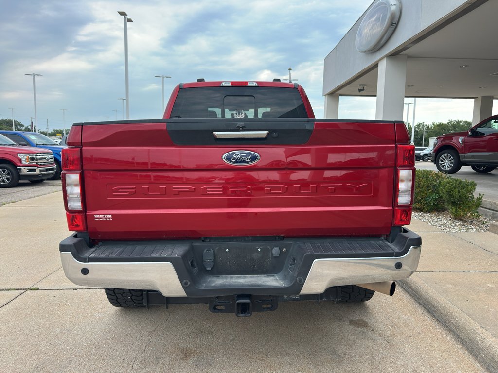 Used 2021 Rapid Red Metallic Tinted Clearcoat Ford LARIAT image 14