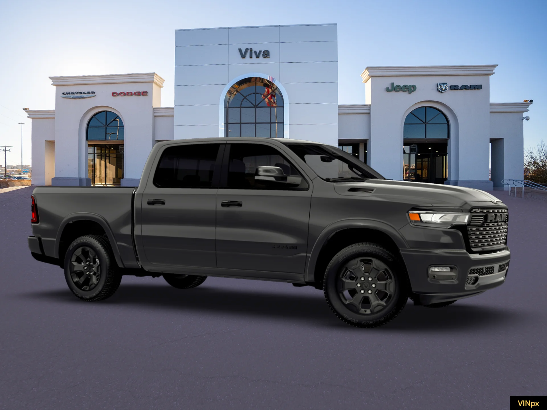 New 2026 Granite Crystal Metallic Clear-Coat Exterior Paint RAM LONE STAR image 10