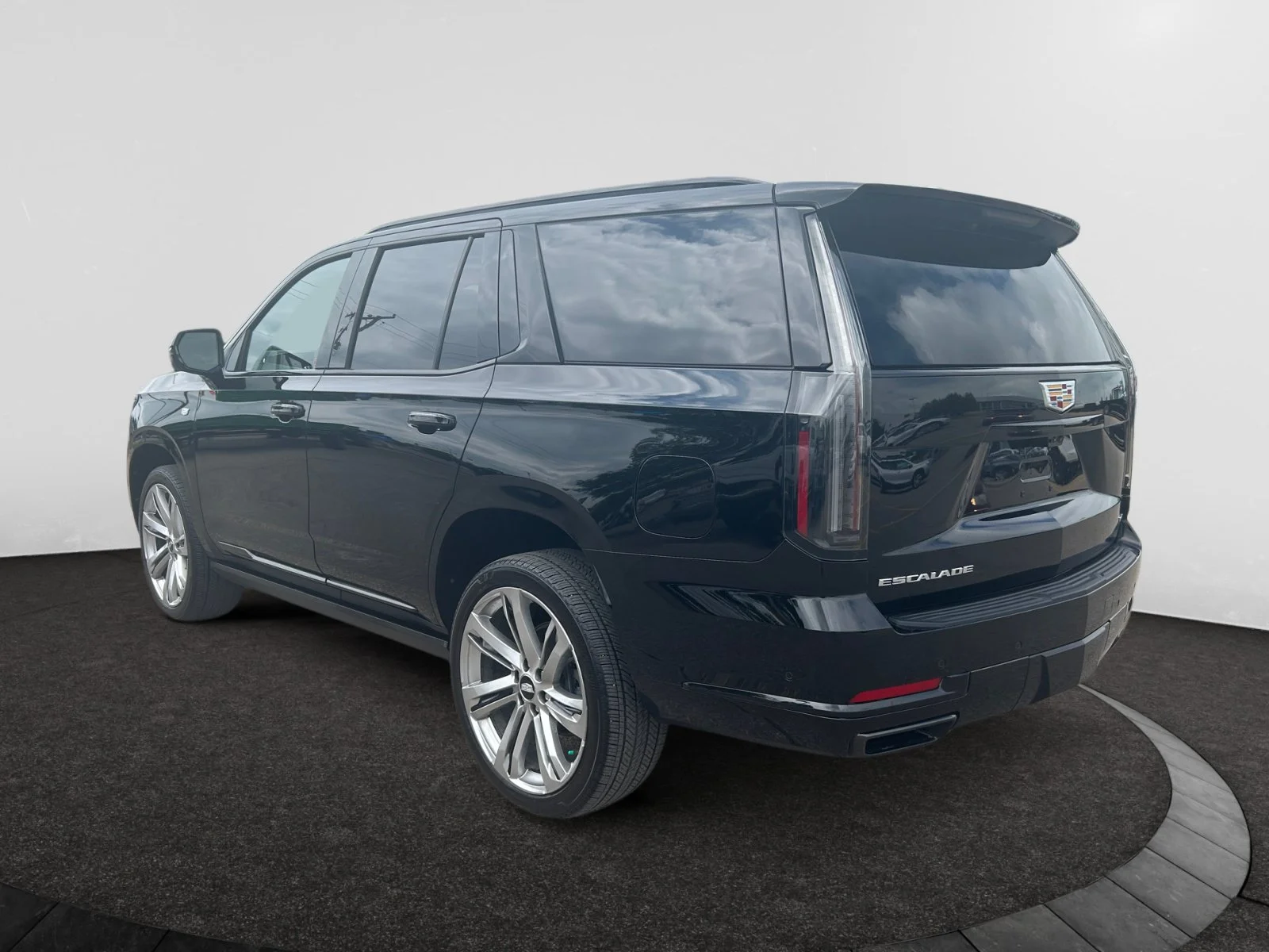 Certified Used 2025 Black Raven Cadillac 4WD Sport Platinum Leather Sunroof Navigation 6.2L image 3