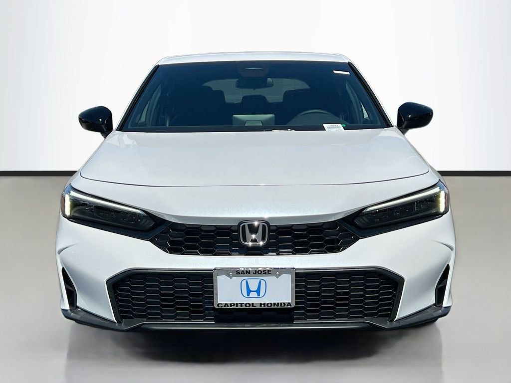 New 2026 Platinum White Pearl Honda FWD Sport image 2