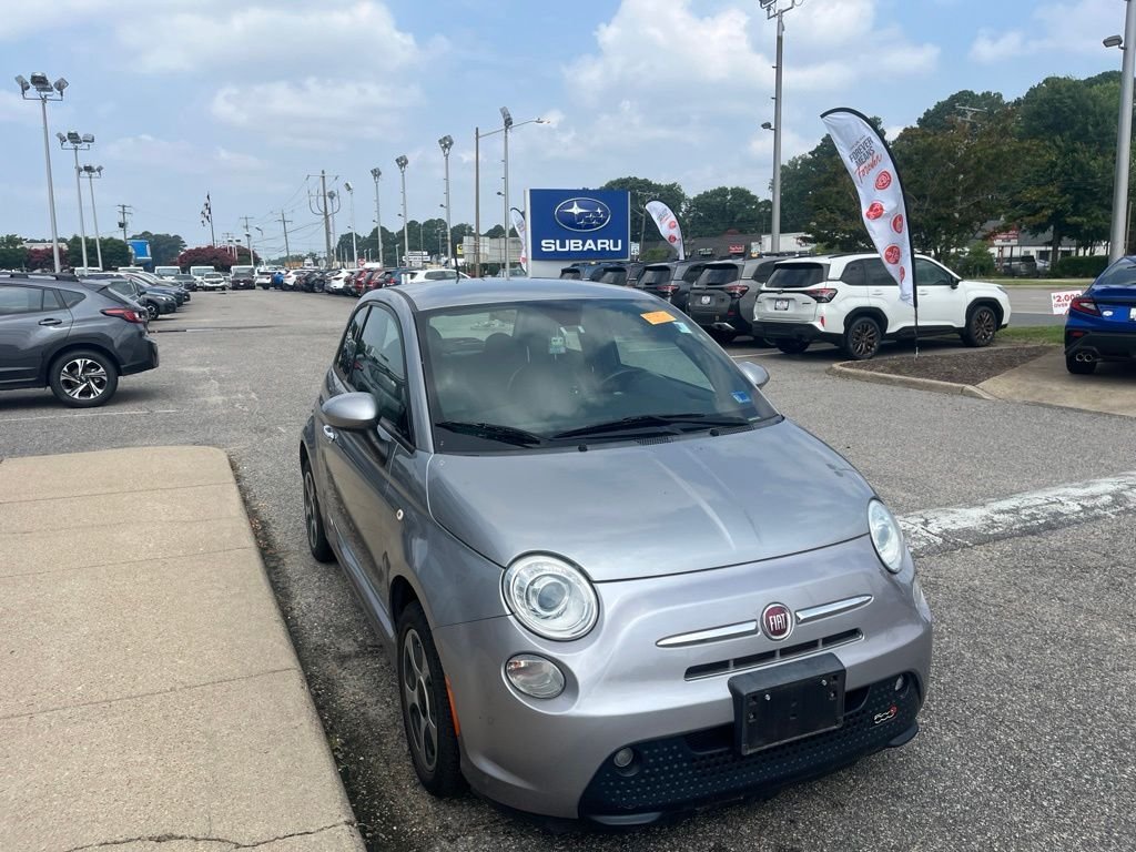 Used 2015 FIAT 500e Battery Electric with VIN 3C3CFFGEXFT685382 for sale in Norfolk, VA