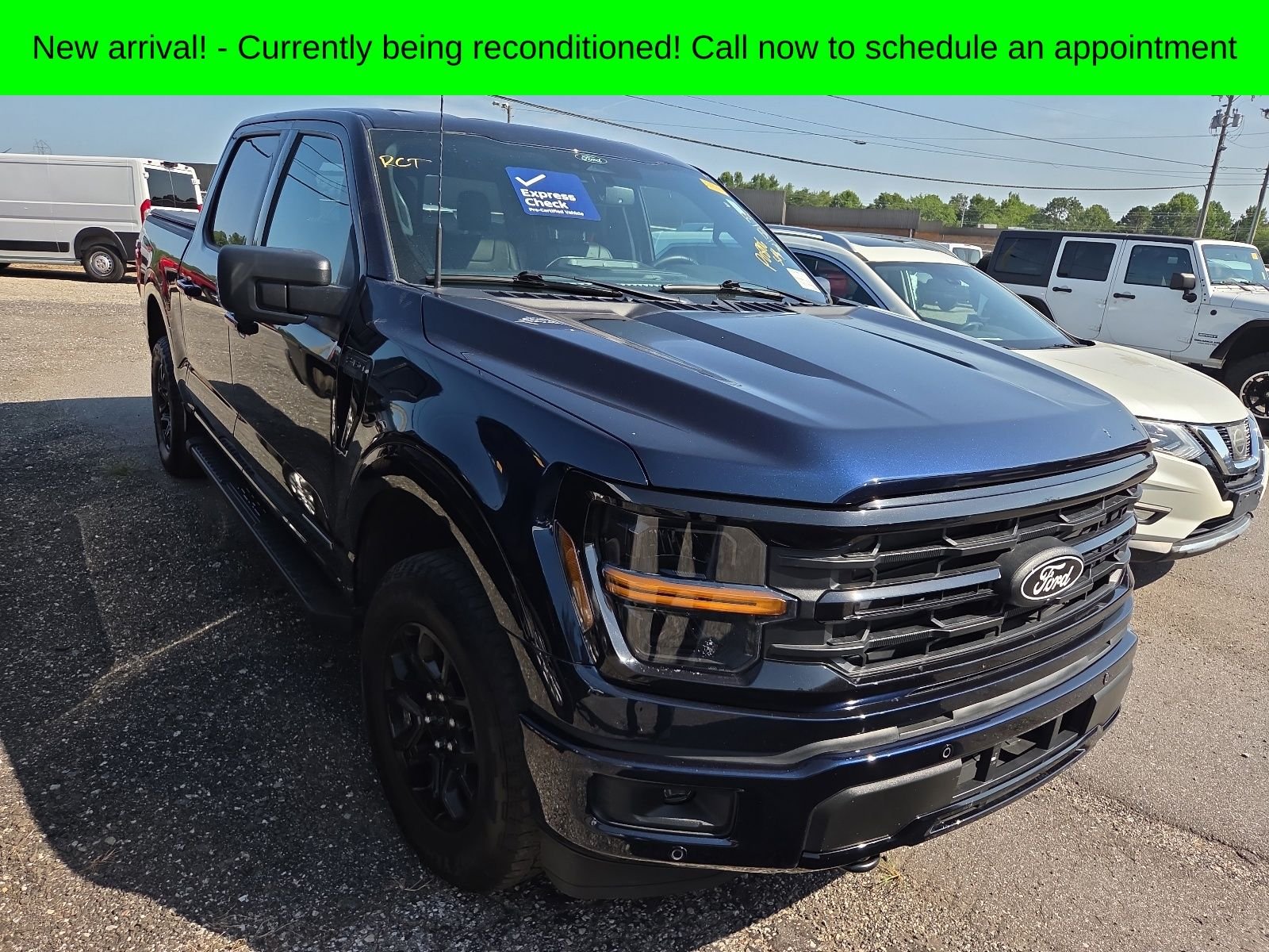 Used 2024 Blue Metallic Ford XLT image 2