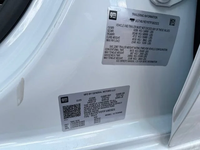 New 2026 Glacier White Tricoat GMC Denali Ultimate DRW image 17