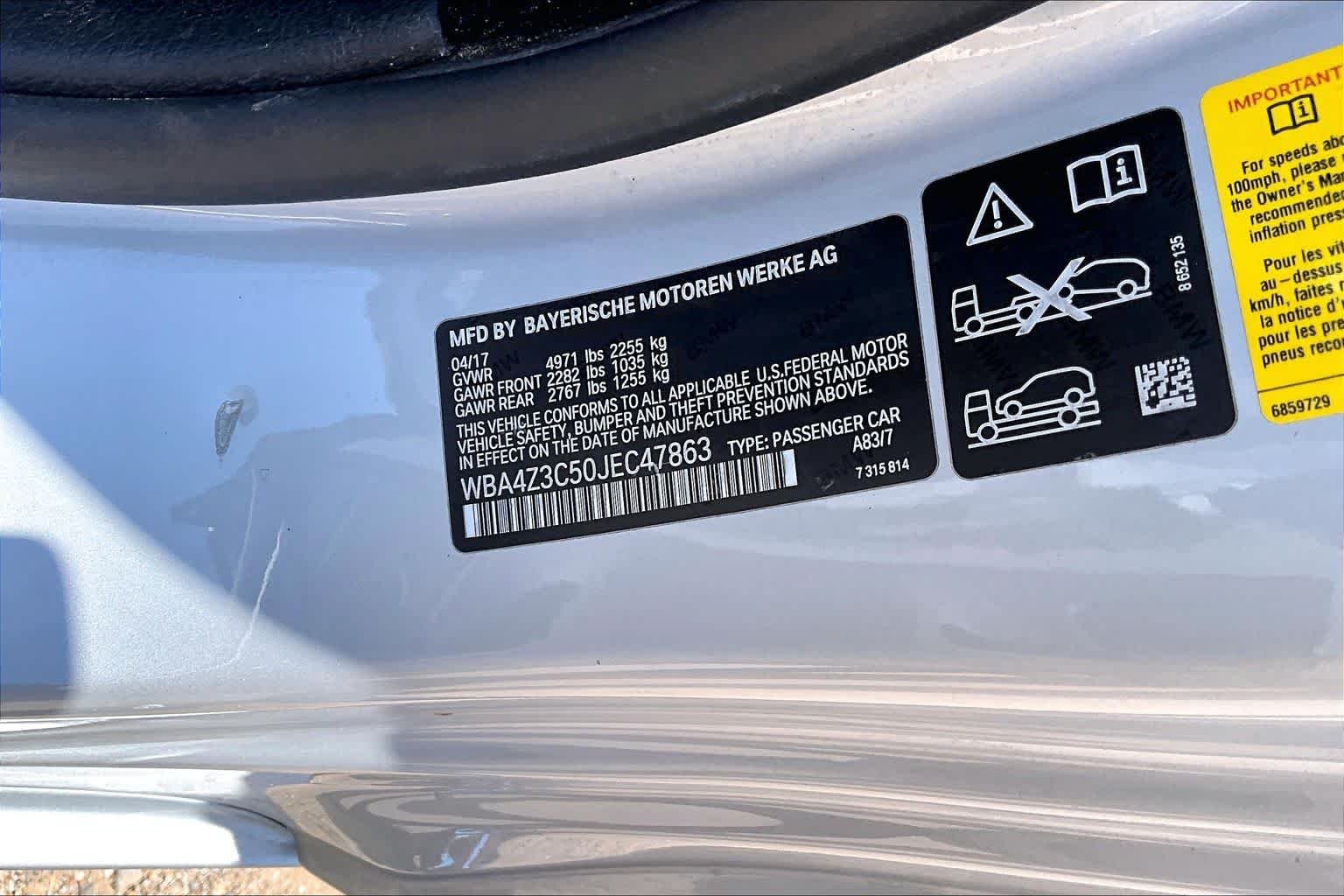Used 2018 GLACIER SILVER METALLIC BMW 430i xDrive image 31