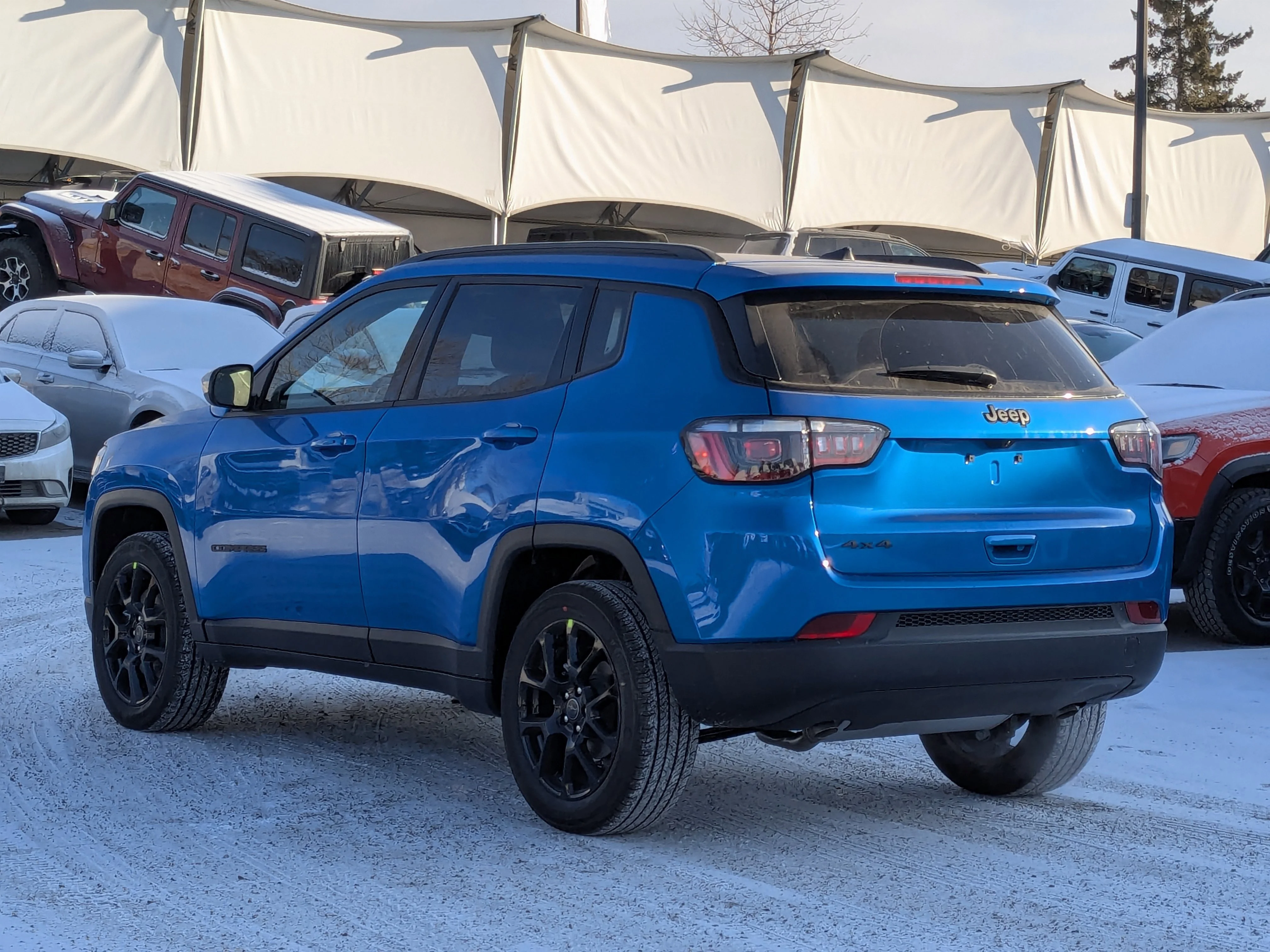New 2026 Blue Jeep North - Altitude Special Edition 18 inch Black Wheels image 6