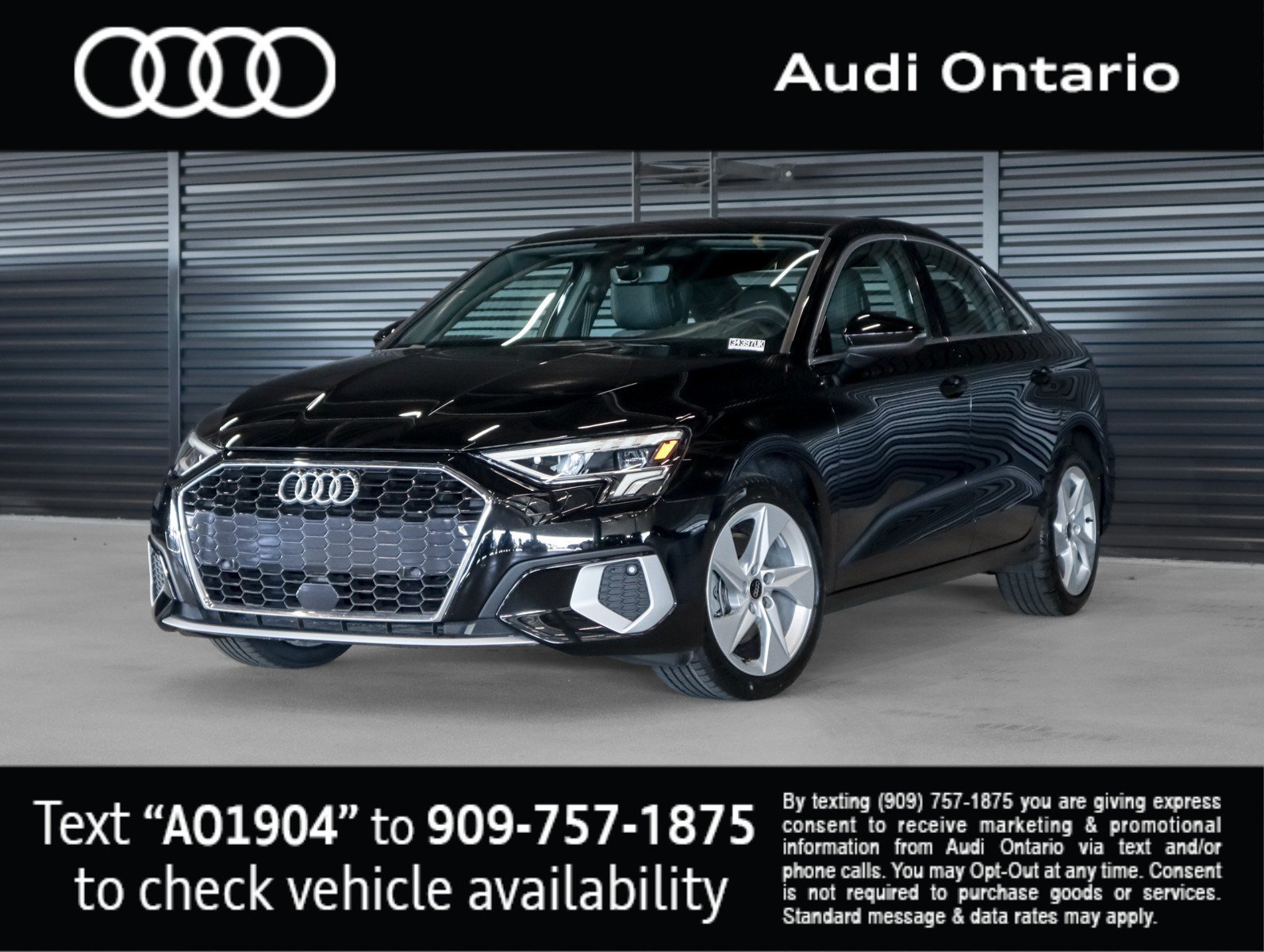 Used 2023 Brilliant Black Audi Premium image 1