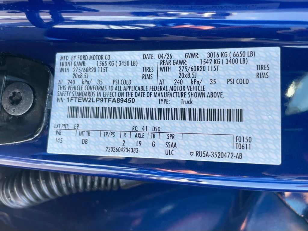 New 2026 Argon Blue Metallic Ford STX® image 41