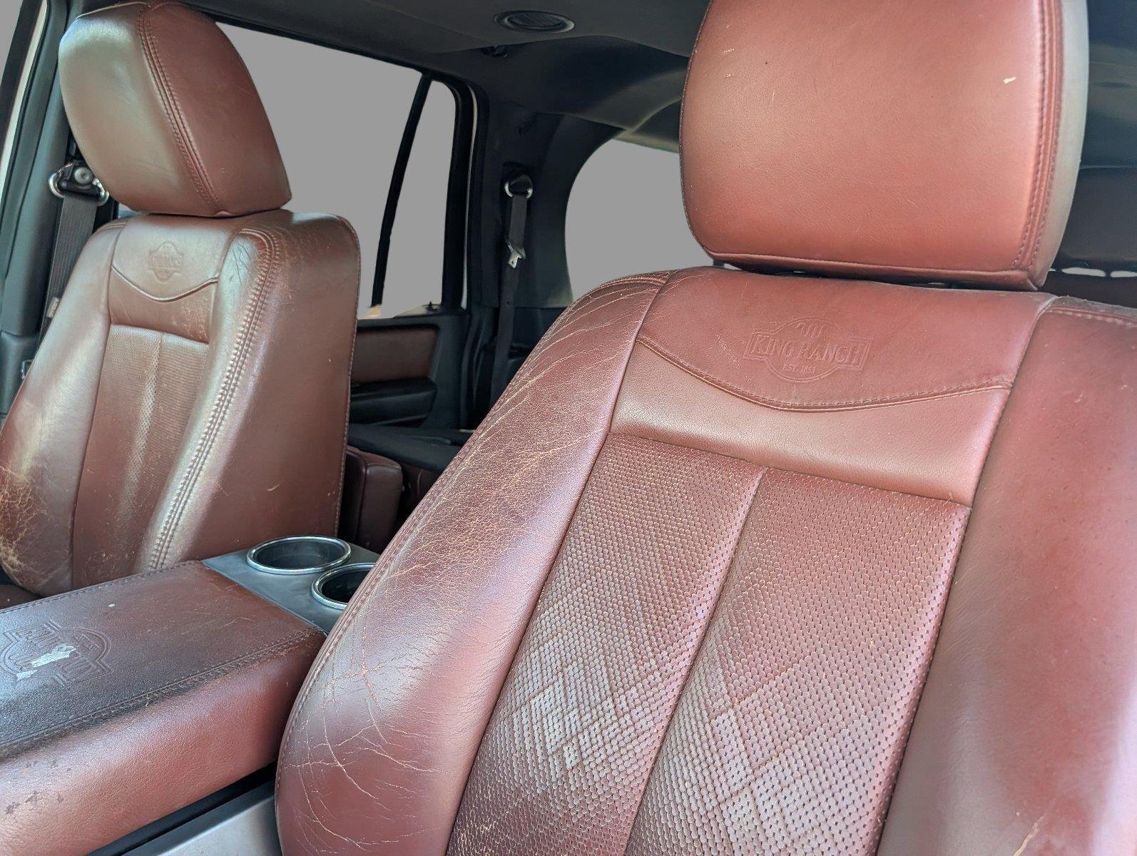 Used 2012 White Platinum Metallic Tri-Coat Ford King Ranch image 12
