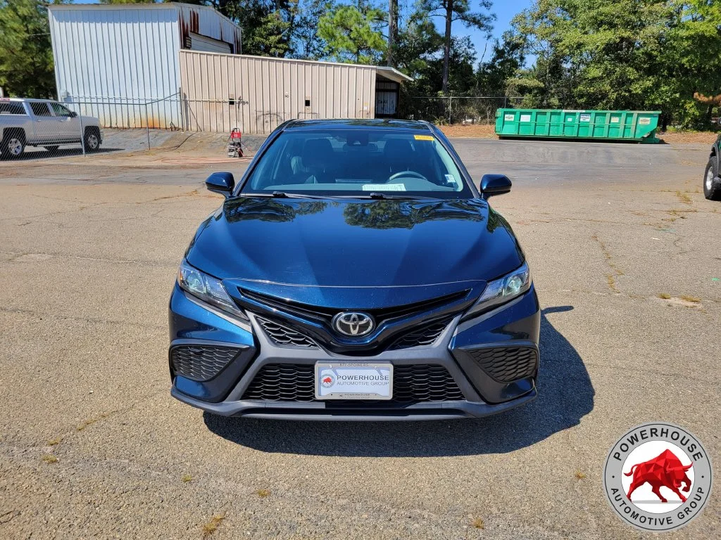 Used 2021 Blue Toyota SE image 10