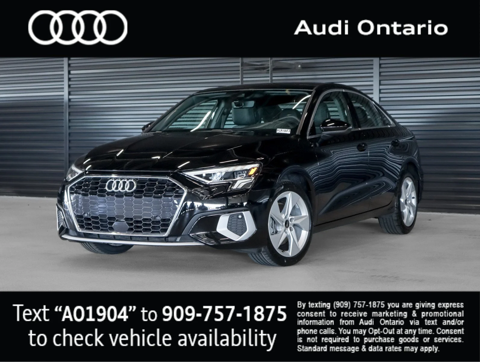 Used 2023 Brilliant Black Audi Premium image 1
