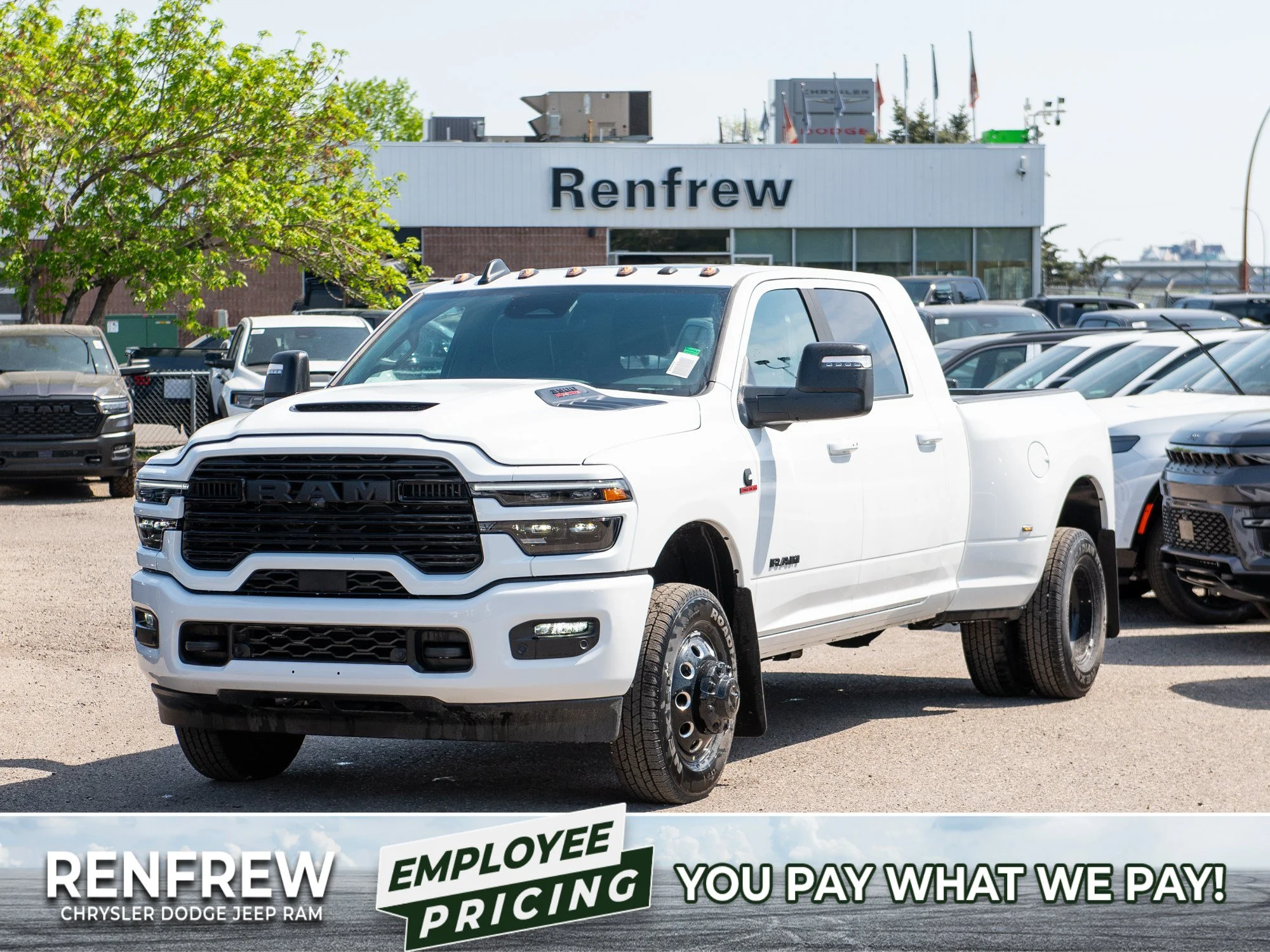 New 2026 White RAM Laramie* image 1