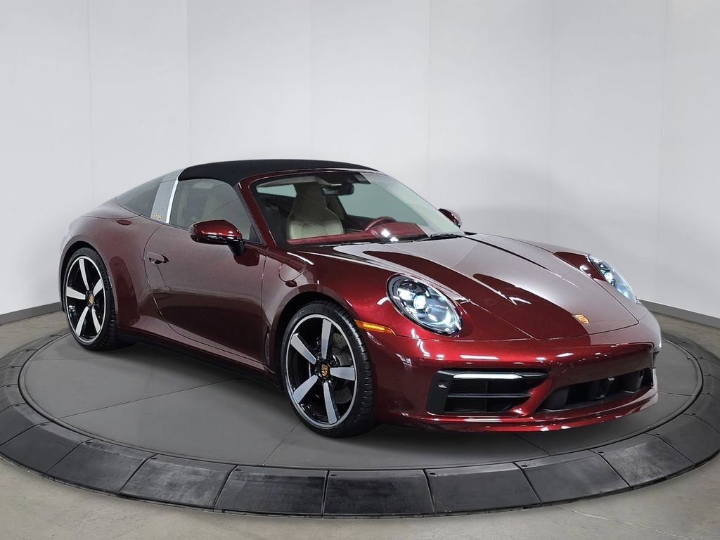 Certified Used 2021 Red Porsche Targa 4S Heritage Design Edition image 9
