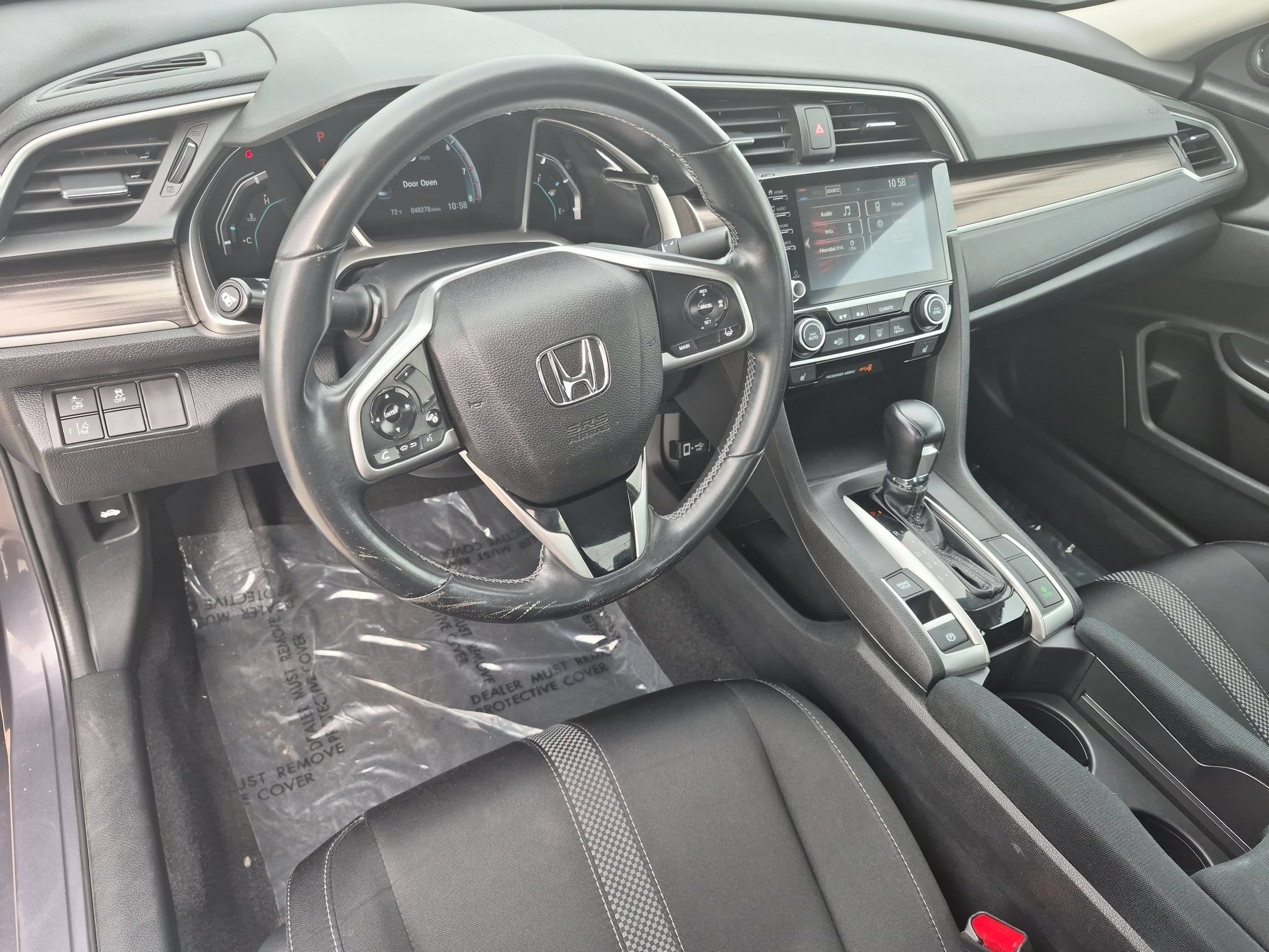 Certified Used 2021 Modern Steel Metallic Honda EX Sedan image 11